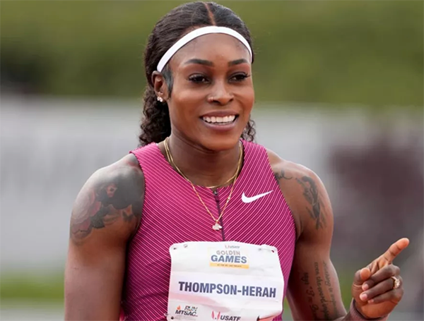 Elaine Thompson_Herah Olympic champion in the 100 and 200m