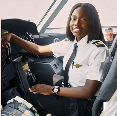 Audrey Maame Esi Swatson, Ghana's youngest female Commercial Pilot