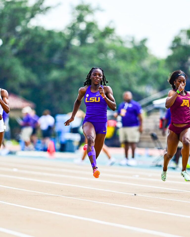 Jamaica’s Breezy Brianna Lyston spectacular in 100m and 200m for LSU