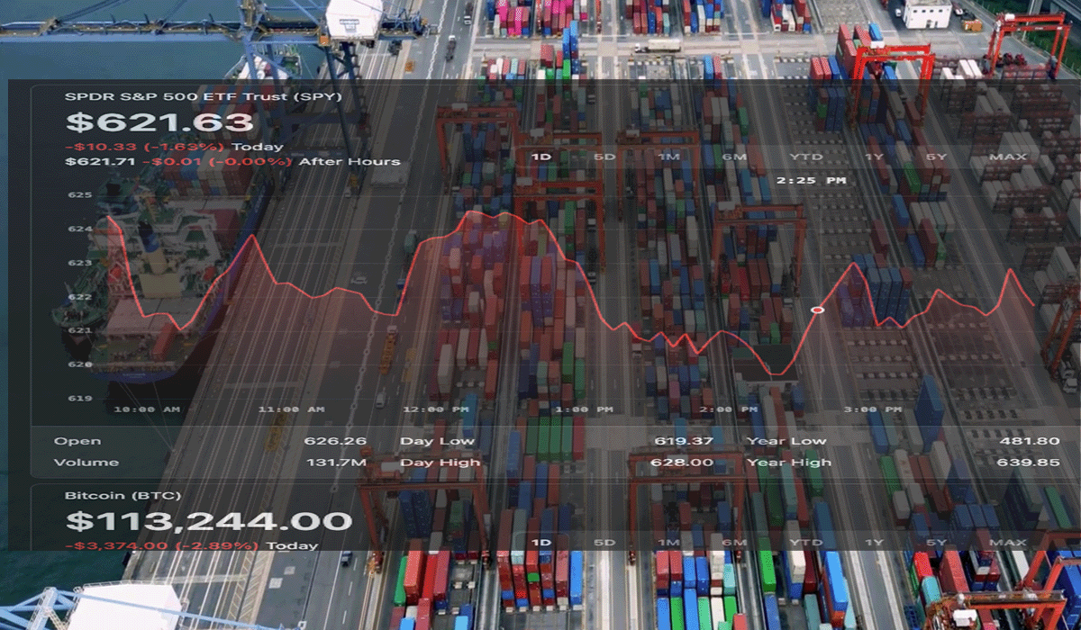 Crypto & Stocks Falling While Gold Risesdue to Trump's tariff