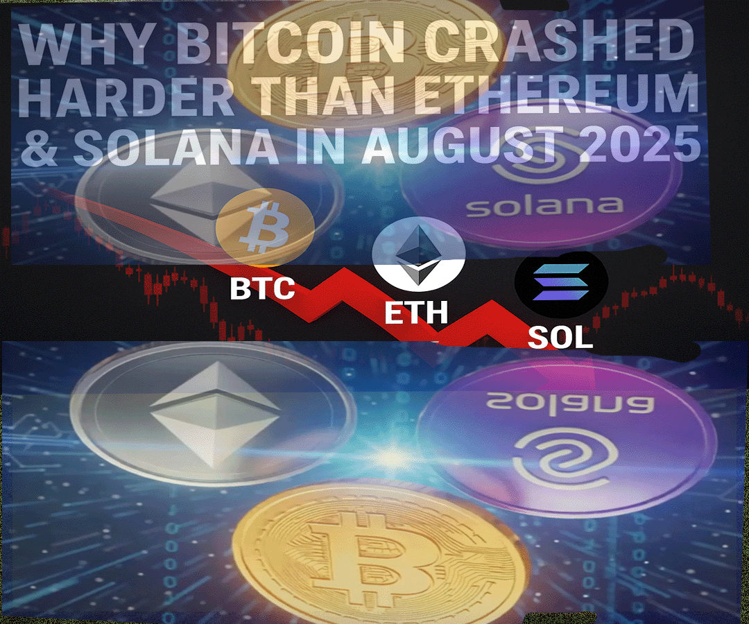 why bitcoin crashed harder than ethereum and Solana