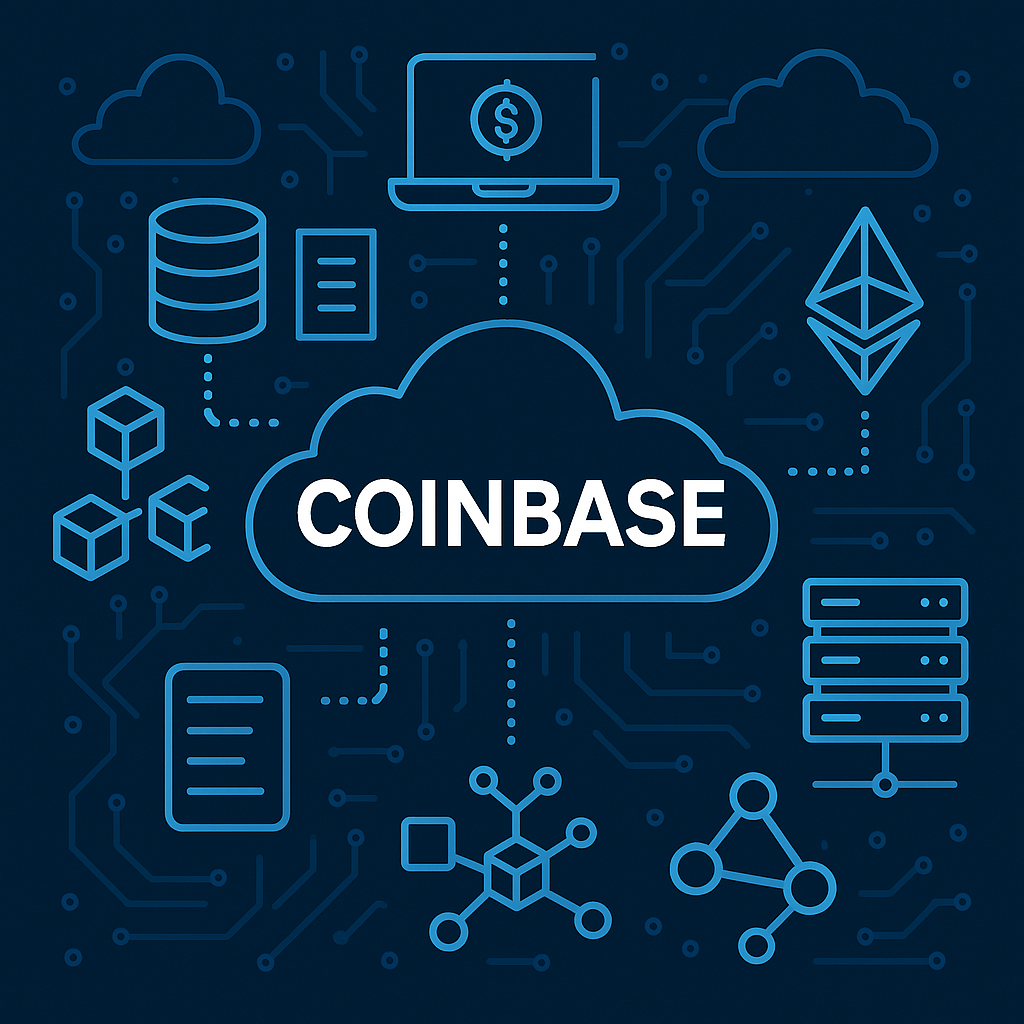 Coinbase cloud0based Crypto network visualization